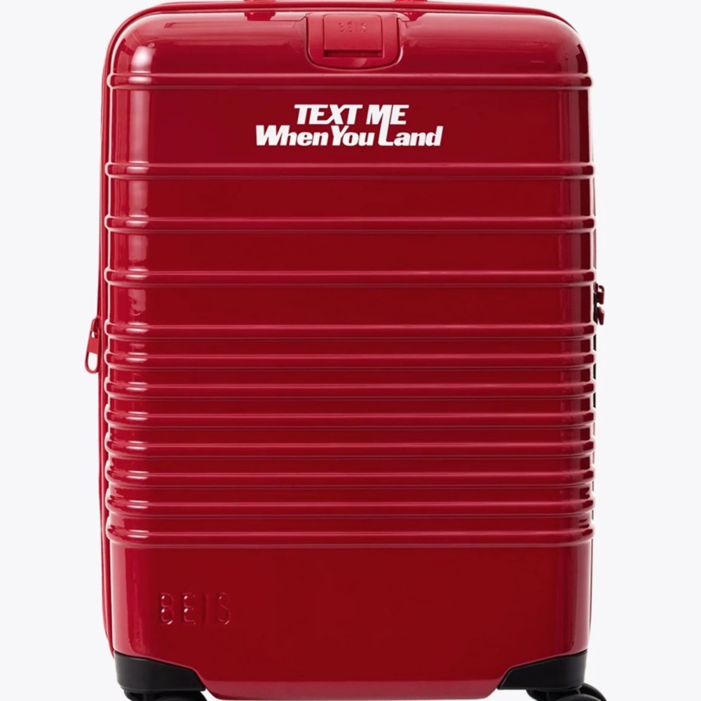 SOLD ON DEPOP BÉIS The Carry-On Roller in Text Me Red NWT - Picture 6 of 10